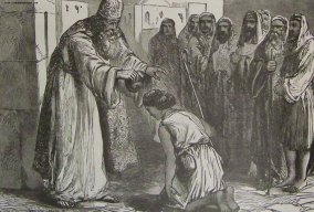 Samuel anointing David